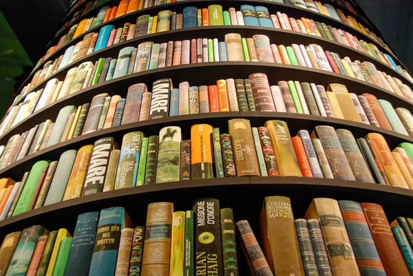 Books at the Salon Book Exhibition in Turin, Italy - May 2011 — Stock Photo, Image