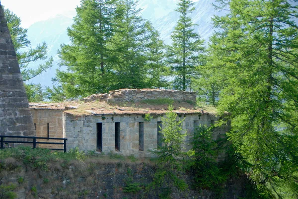 Details des fenestrelle forts - chisone tal — Stockfoto