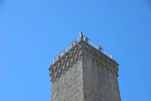 Věž Albaretto Torre — Stock fotografie
