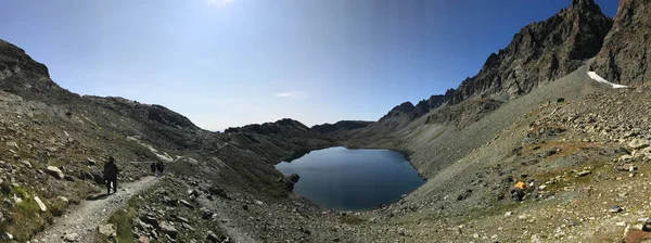 Monviso 大きな湖 — ストック写真