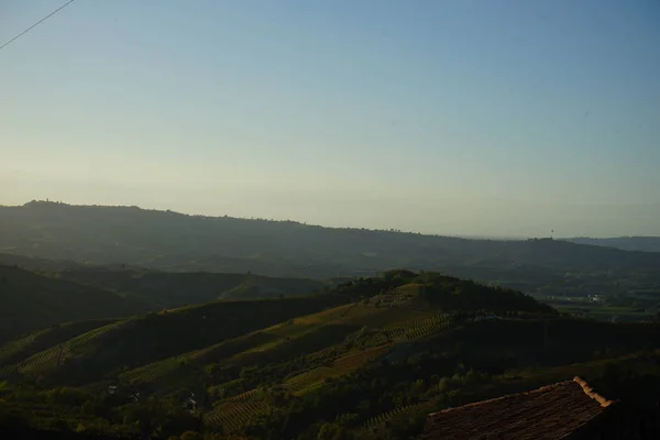 Вид на холмы Ланге — стоковое фото