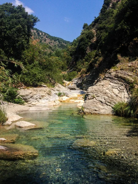 Rio Barbaria, Rocchetta Nervina — Stockfoto