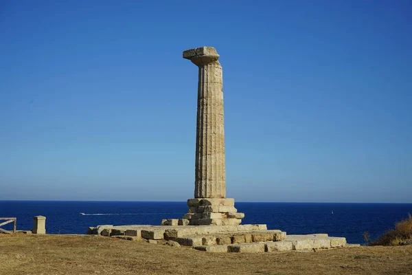 Capo Colonna - chrám Héry lacinie — Stock fotografie