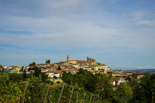 Utsikt över La Morra, Piemonte — Stockfoto