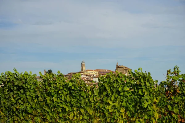 Vista de La Morra, Piemonte — Fotografia de Stock