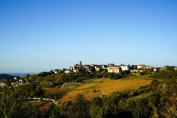 View of Montelupo Albese — Stock Photo, Image