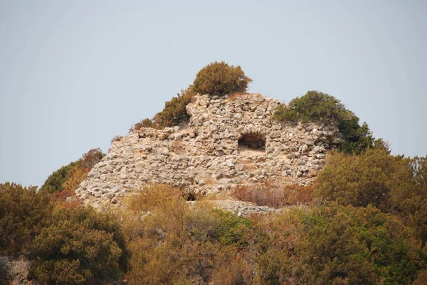 Saracen tornet i Marina di Camarota, Italien — Stockfoto