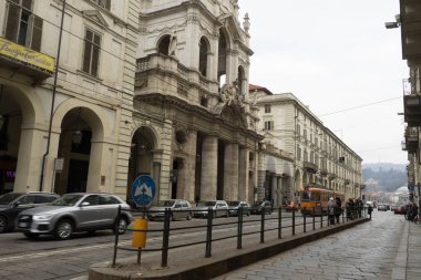 İtalya, Turin - Po sokak Santissima Annunziata kilise, Marc