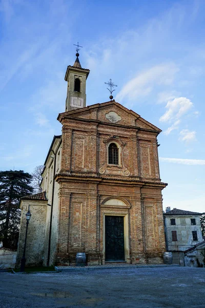 Oratorium Sant'Agostino in Monforte van Alba, Piemonte - Italië — Stockfoto