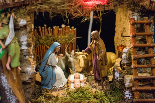 Statues of the nativity scene — Stock Photo, Image