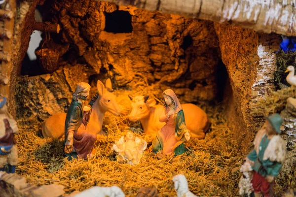 Statues of the nativity scene — Stock Photo, Image