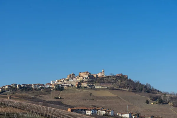 Vista de La Morra, Piemonte - Itália — Fotografia de Stock