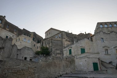 Matera, Basilicata 'nın eski kısmı - İtalya