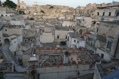 Matera, Basilicata 'nın eski kısmı - İtalya