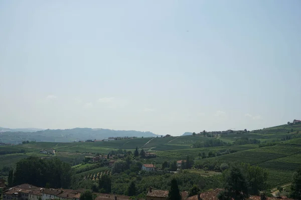 Panoramic View Hills Langhe Morra Piedmont Italy — Stock Photo, Image