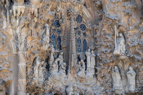 Detalles Sacrada Familia Barcelona España — Foto de Stock