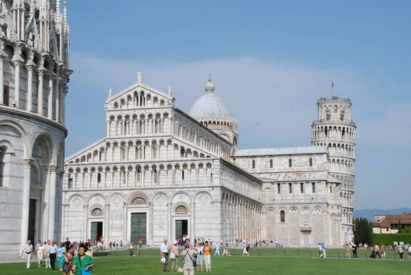 Plaza Los Milagros Pisa Toscana Italia Mayo 2007 — Foto de Stock