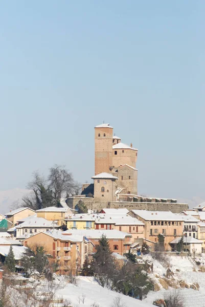 View Castle Serralunga Alba Piedmont Italy — Stock Photo, Image