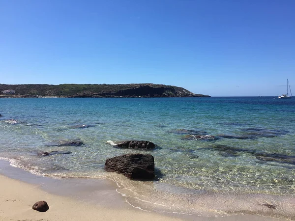 Vista Del Mar Carloforte Cerdeña Italia —  Fotos de Stock