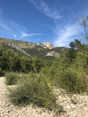 Gorges du Verdon bölgesinin genel görünümü