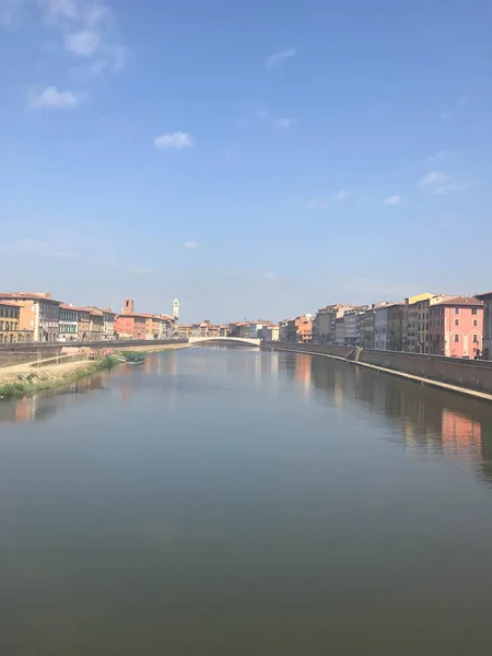 Rivière Arno Pise Toscane Italie — Photo