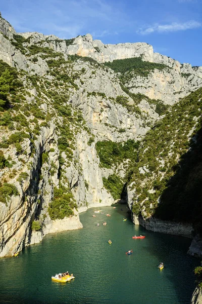 Atividades Esportivas Lago Sainte Croix Verdon França — Fotografia de Stock