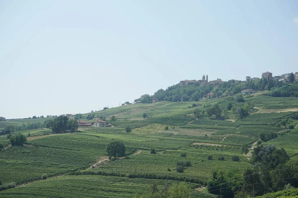 Panoramic View Hills Langhe Morra Piedmont Italy — Stock Photo, Image