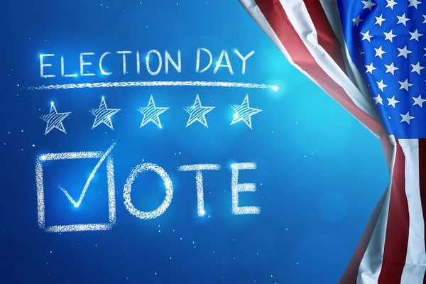 Election Day, vote inscription — Stock Photo, Image