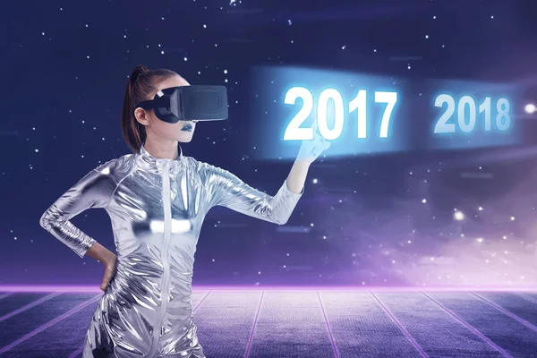 Concepto de Año Nuevo 2017 — Foto de Stock