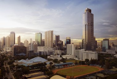 Güzel cityscape manzarası