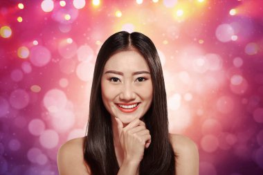 Güzel Asyalı kadın