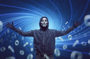 hacker maske ve eldiven