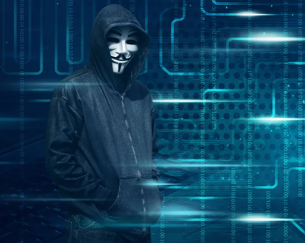 hacker maske ve eldiven