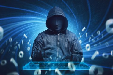 hacker maske ve eldiven