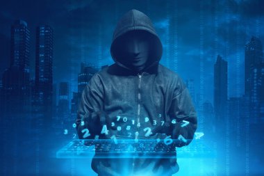 hacker maske ve eldiven