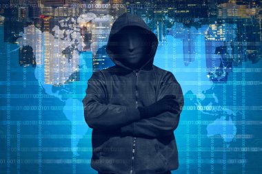 hacker maske ve eldiven