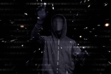 hacker maske ve eldiven