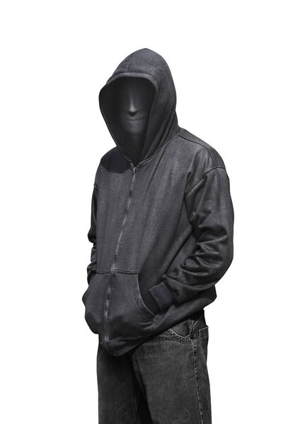 хакер в маске и перчатках
