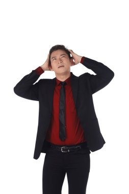 kafa çizilmemesi Asya iş adamı