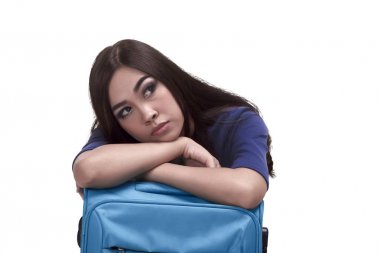 Güzel Asyalı kadın Gezgin 