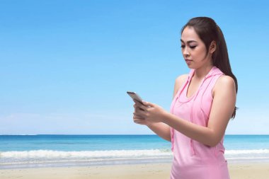 Güzel Asyalı kadın 