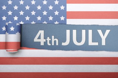 Amerikan bayrağı sökük