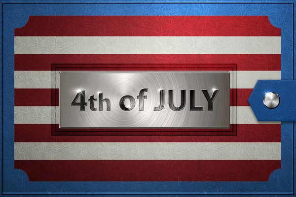 Happy 4th czwartego lipca — Zdjęcie stockowe