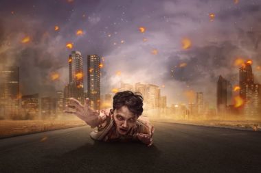  ürpertici zombi adam 