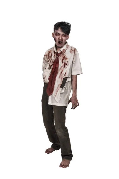 Läskig zombie mannen — Stockfoto
