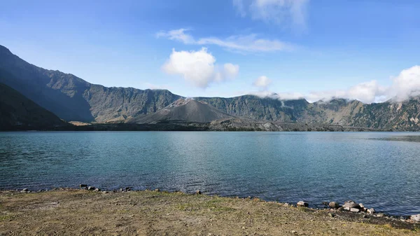 Segara Anak Mount Rinjani krater Gölü Panoraması