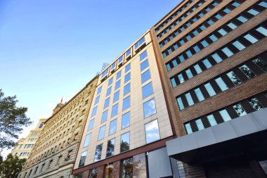 Dış windows ile Bina Modern şehir 