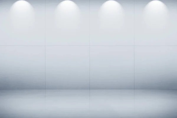 Mur blanc avec lumière — Photo