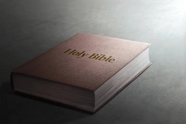 Bíblia Sagrada sobre cinza — Fotografia de Stock