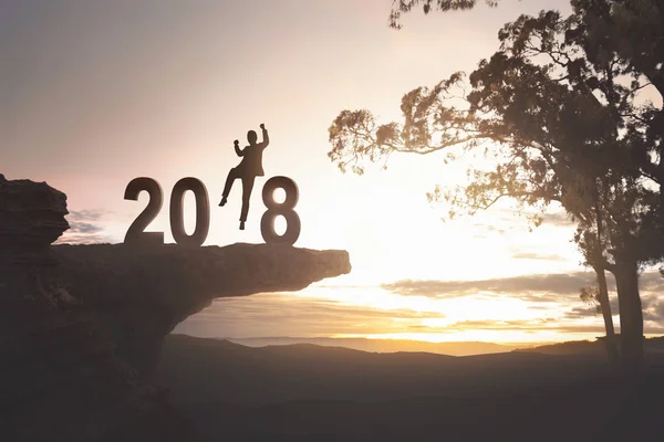 Felice anno nuovo 2018 — Foto Stock